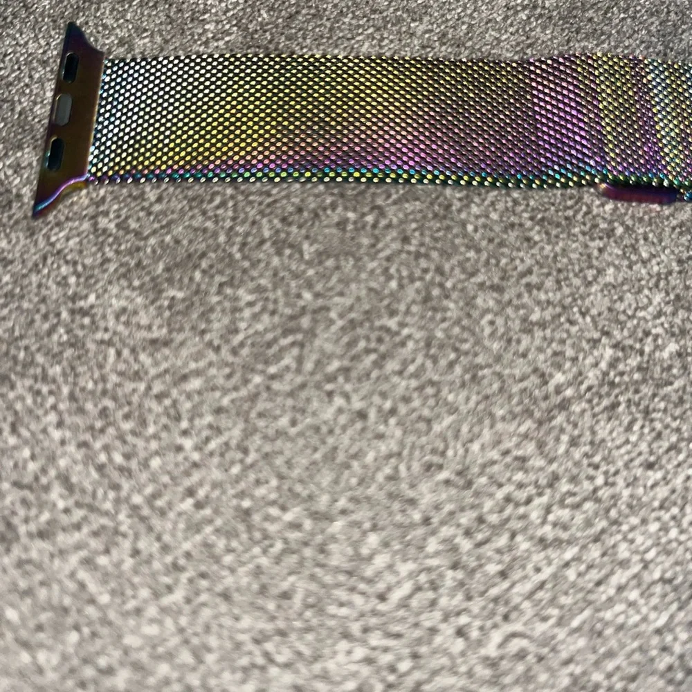 Iridescent Mesh Watch Band
